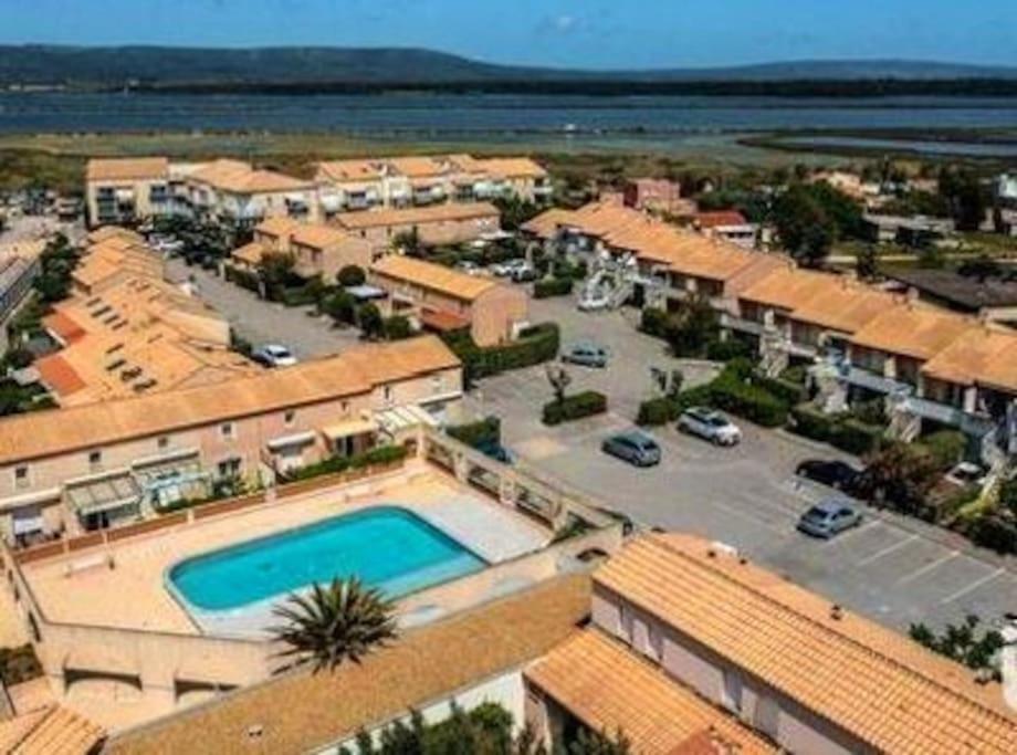 Appart 5P Terrasse Sud Vue Mer, Acces Direct Plage Frontignan Exterior photo